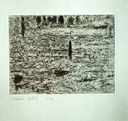 עפר ללוש, תצריב. מתוך תיק אמן "עין כרם", 2002